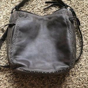 Frye & Co Victoria Studded Handbag Slate Grey